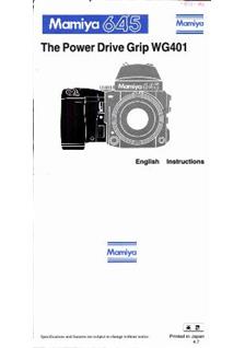 Mamiya M 645 - System manual. Camera Instructions.
